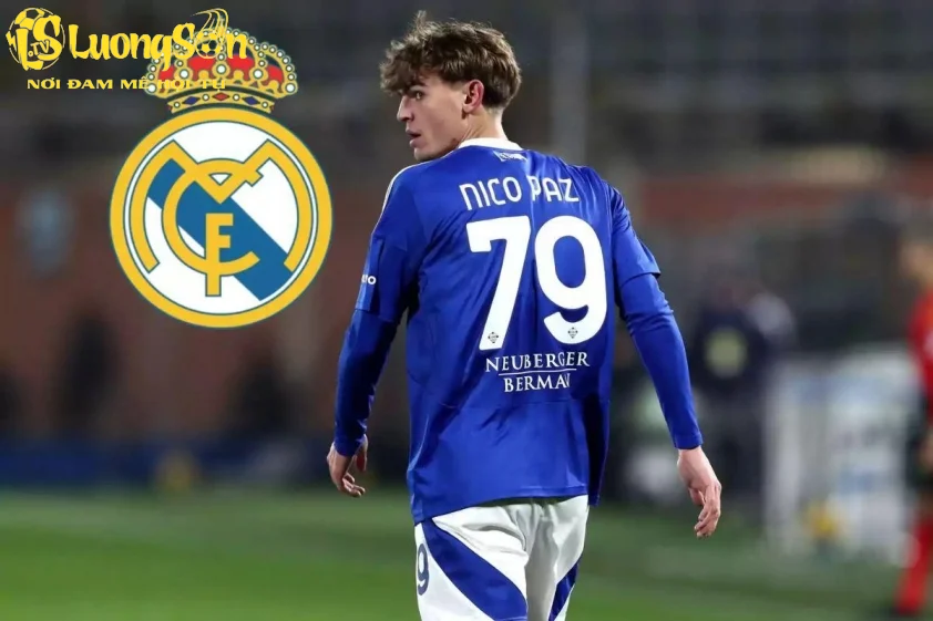 Nico Paz có thể được Real Madrid mua lại.